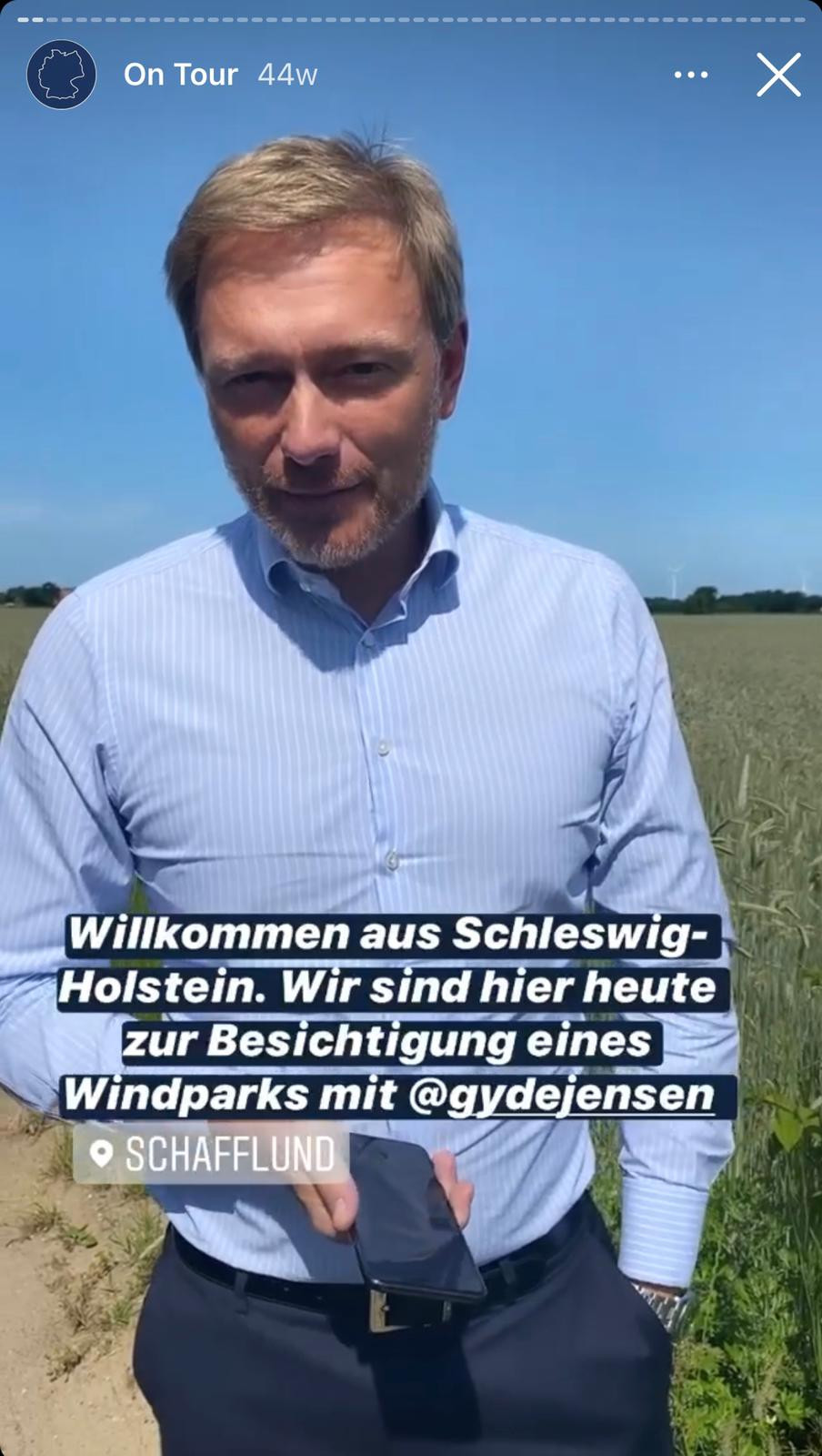 Christian Lindner in Schleswig-Holstein