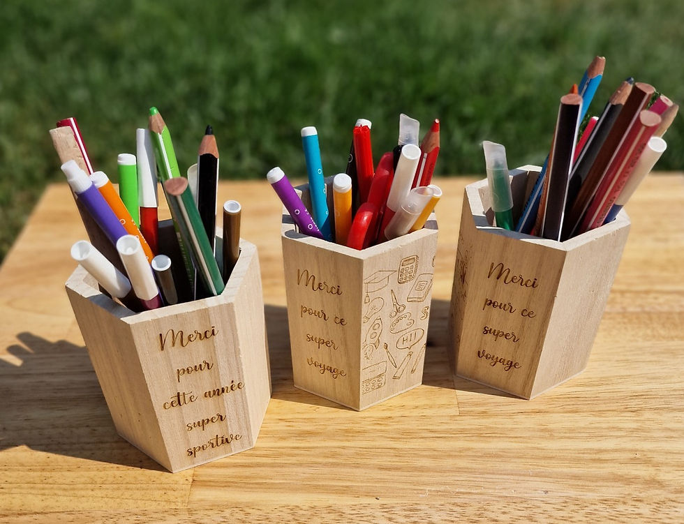 Miniature : Pot a crayon personnalisé cadeau fin d'année