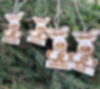 Ornement renne de noël