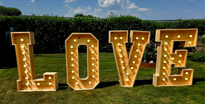 image d'un love en bois geant