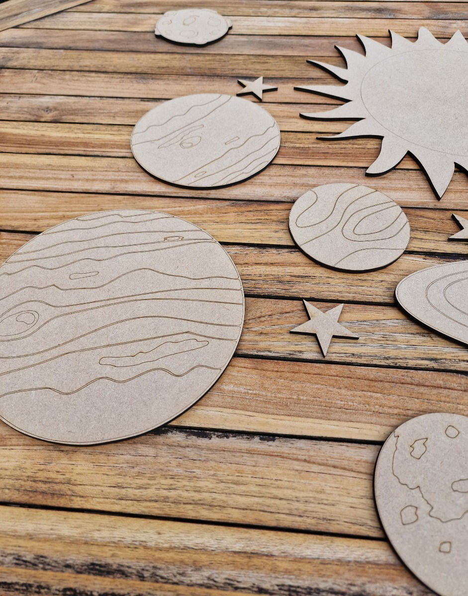 Système solaire a peindre