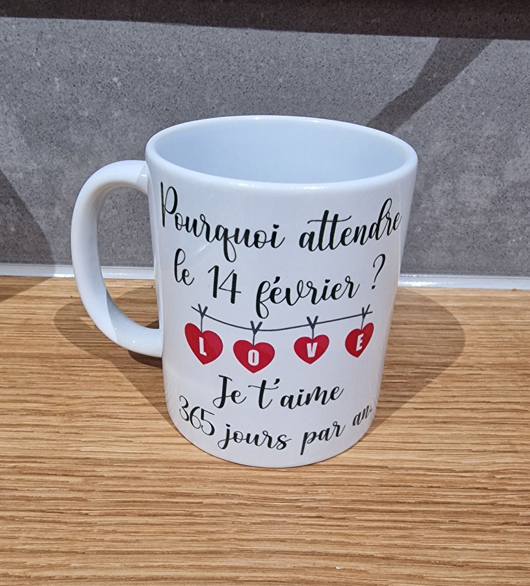 Tasse saint-valentin mug