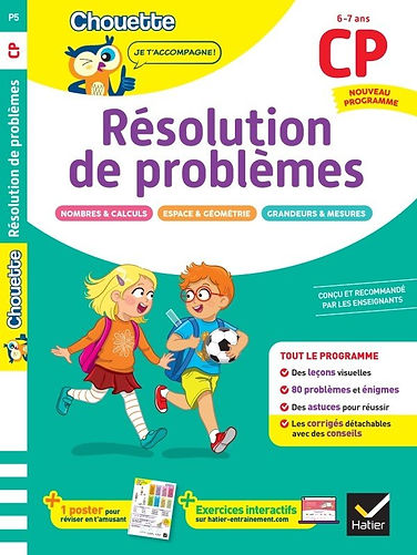Chouette : Résolution de problèmes CP - Cahier de soutien nouveau programme