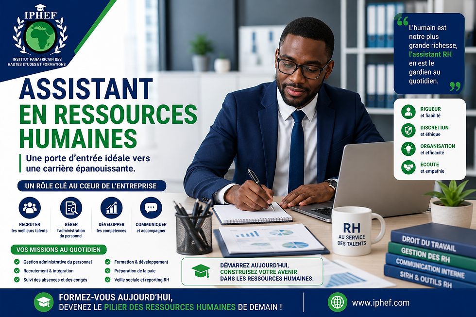 Vue rapprochée d'un bureau avec ordinateur et documents RH