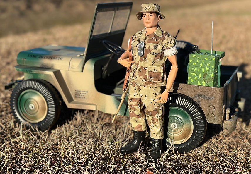 GI JOE Vietnam era Camouflage paint scheme