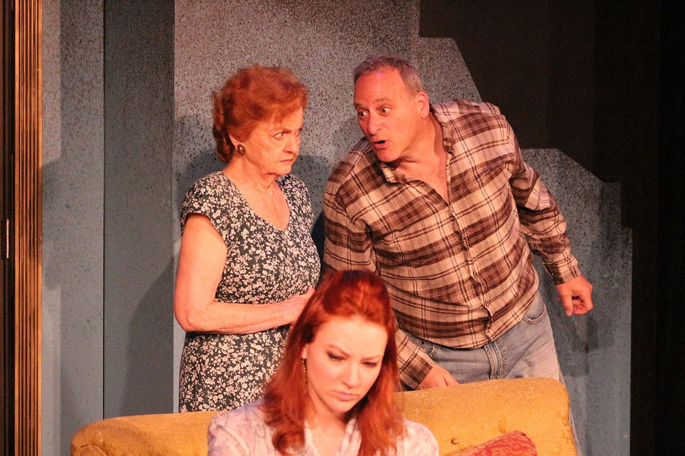 Despicable Ex Husband in ghost play Wine and Spirits at the Playroom Theater