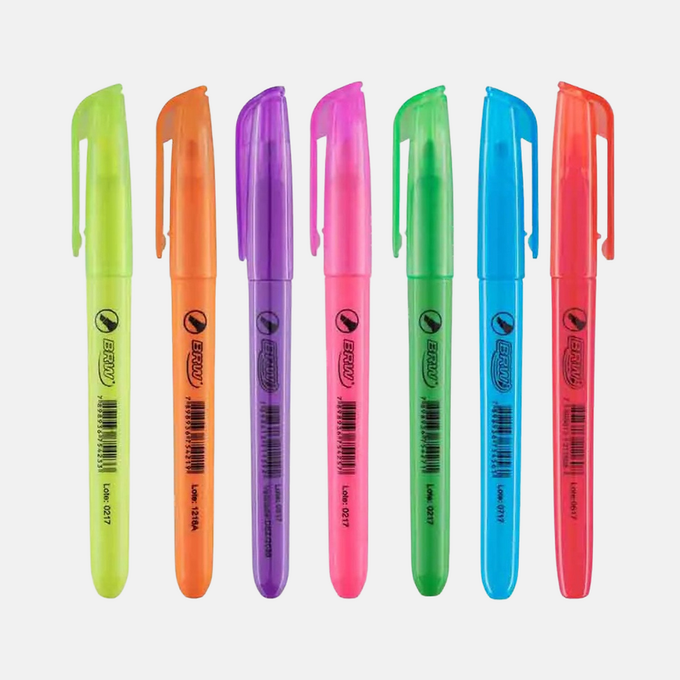 Marca texto fluorescente BRW