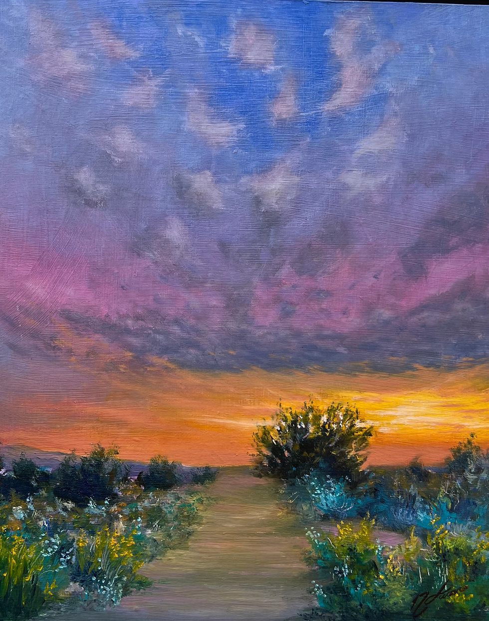 Evening Stroll (Original Painting)