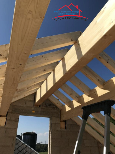 Charpente toiture en bois