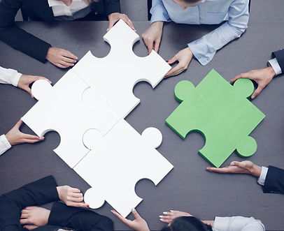 Puzzle blanc et vert