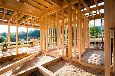 Ossatures intérieures maison en bois