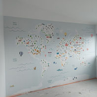 Peinture et décoration d'intérieur - Exemple de réalisations faites par la société Renat' Sàrl