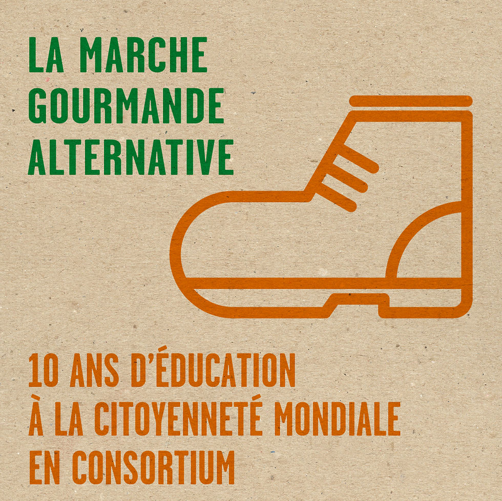 Chaussure pour illustrer la Marche Gourmande Alternative