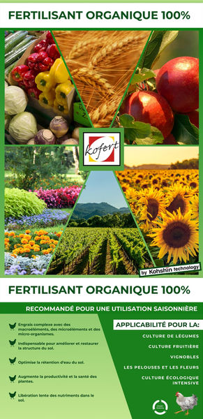 Kofert : Le fertilisant 100% organique