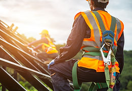 [safety body construction] Working at he