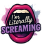I’m Literally Screaming logo – horror-inspired clothing brand featuring spooky t-shirts, hoodies, and Halloween merch.