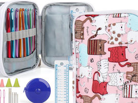 Katech Crochet Hooks Kit with Case