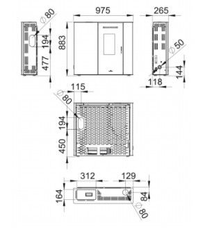 Miniatura: Estufa Bronpi LUPE Pellets