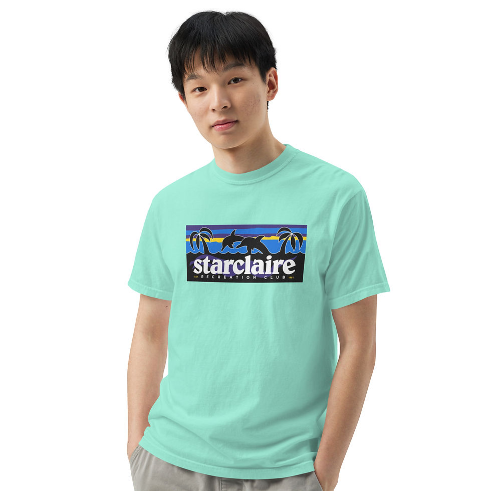 Thumbnail: Unisex garment-dyed heavyweight t-shirt