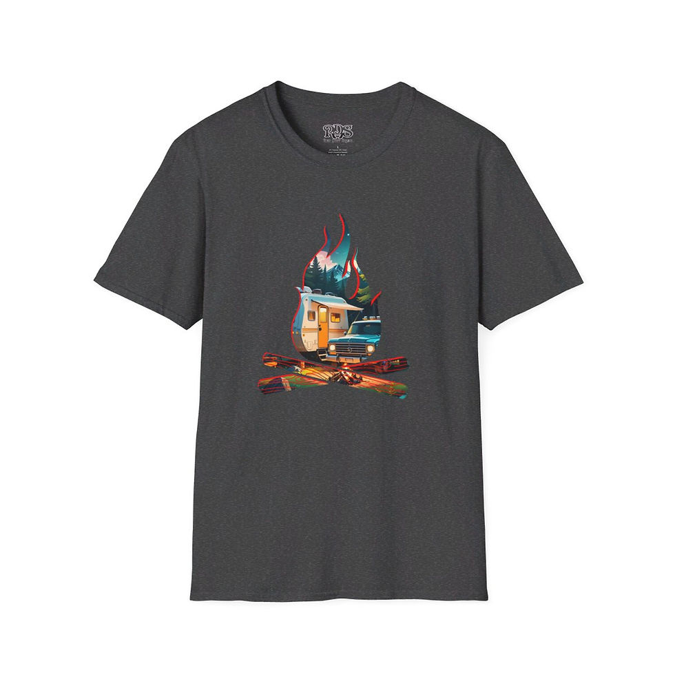 Thumbnail: RDS camp flame Softstyle T-Shirt