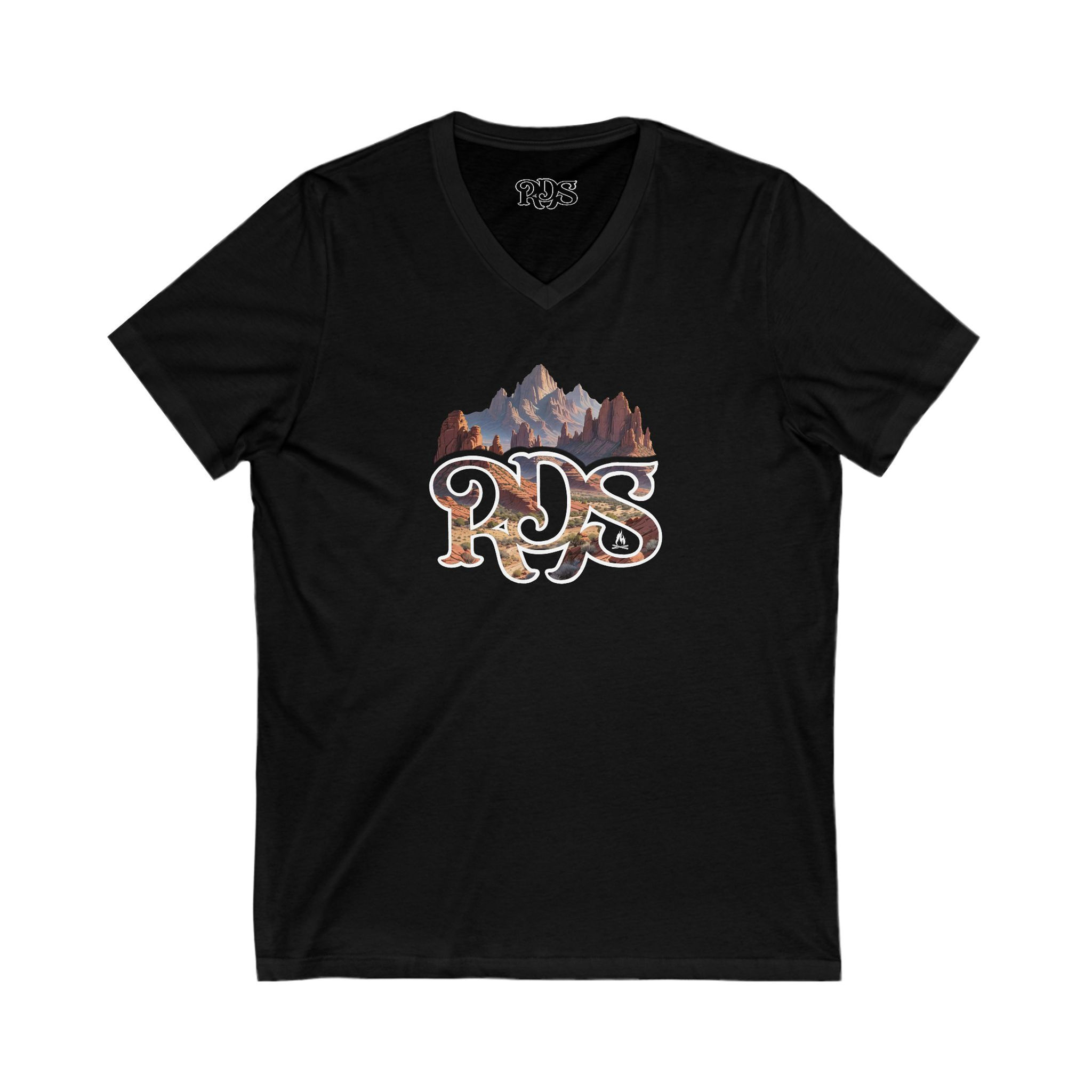 RDS majestic Short Sleeve V-Neck Tee