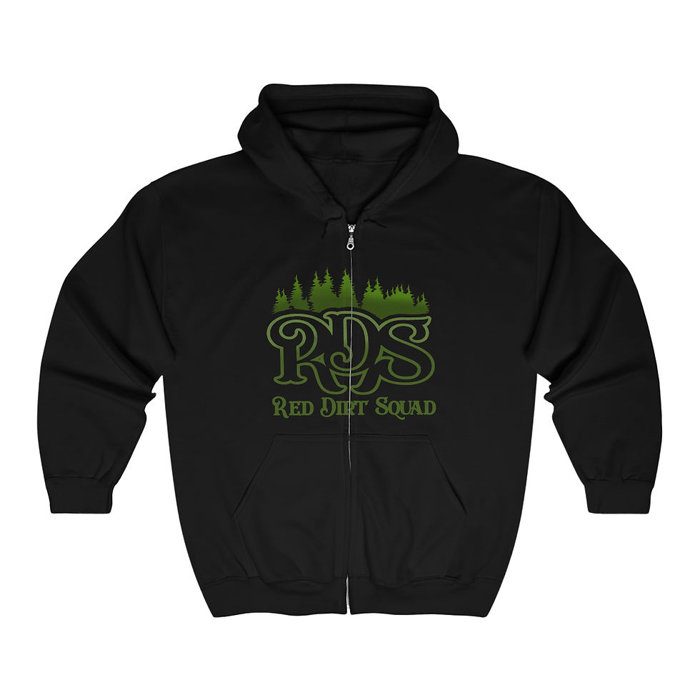 RDS happy trees Heavy Blend™ Full Zip Hooded Sweatshirt