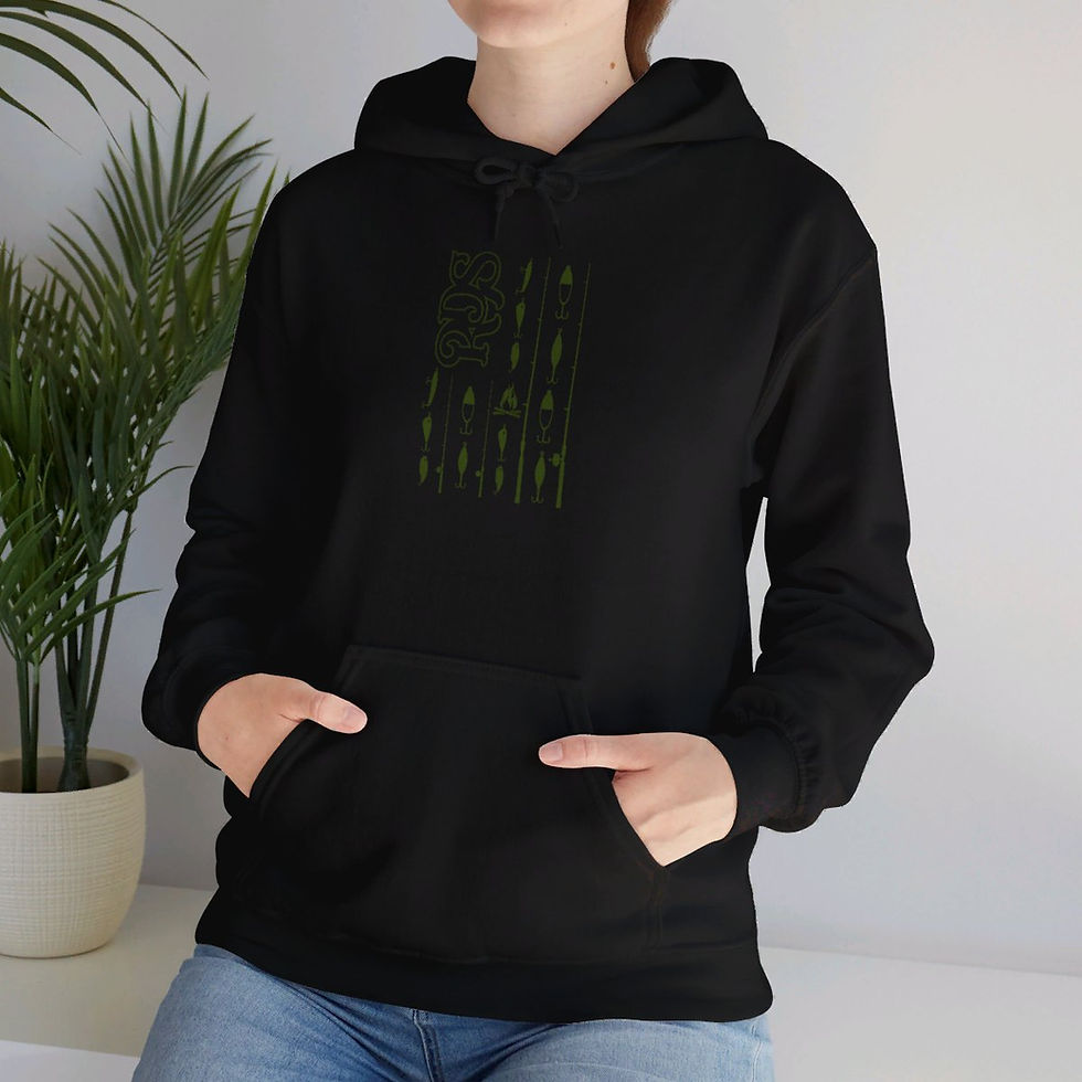 Thumbnail: RDS  fishing flag Hooded Sweatshirt