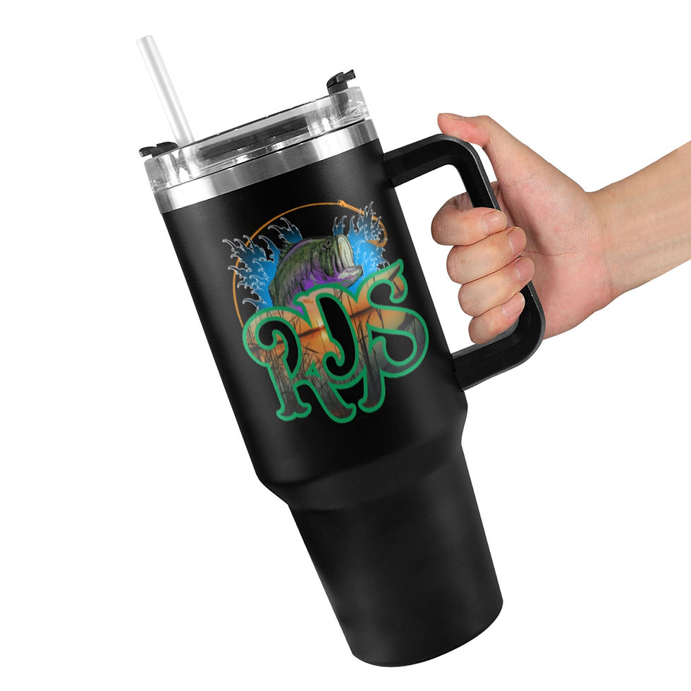 Thumbnail: RDS FISH HARD 40oz Tumbler with Black Handle