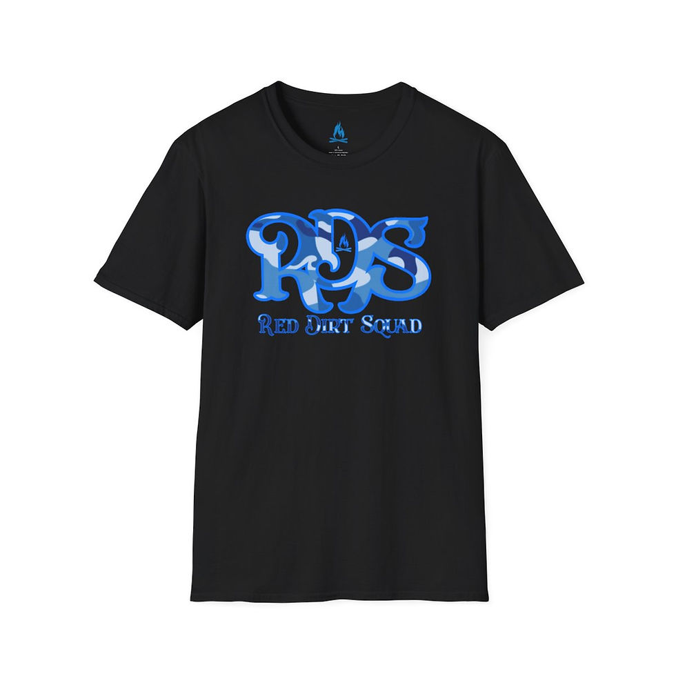 RDS blue camo Softstyle T-Shirt