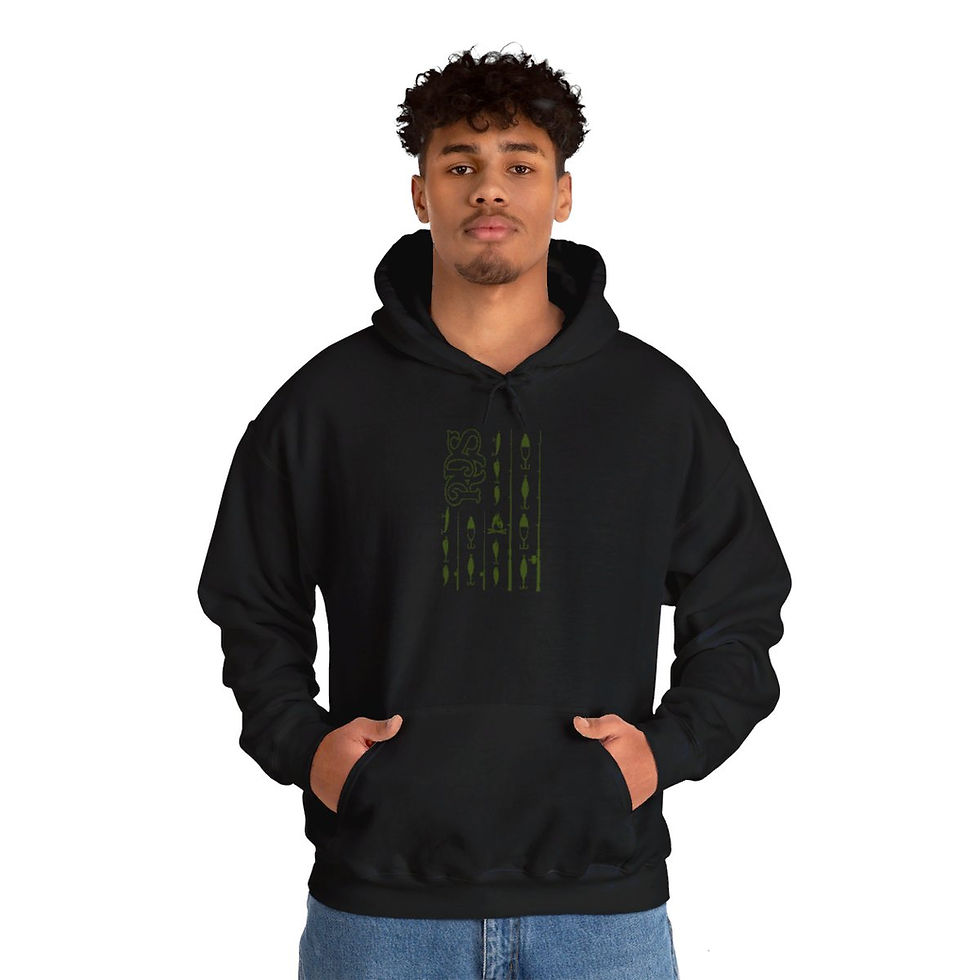 Thumbnail: RDS  fishing flag Hooded Sweatshirt
