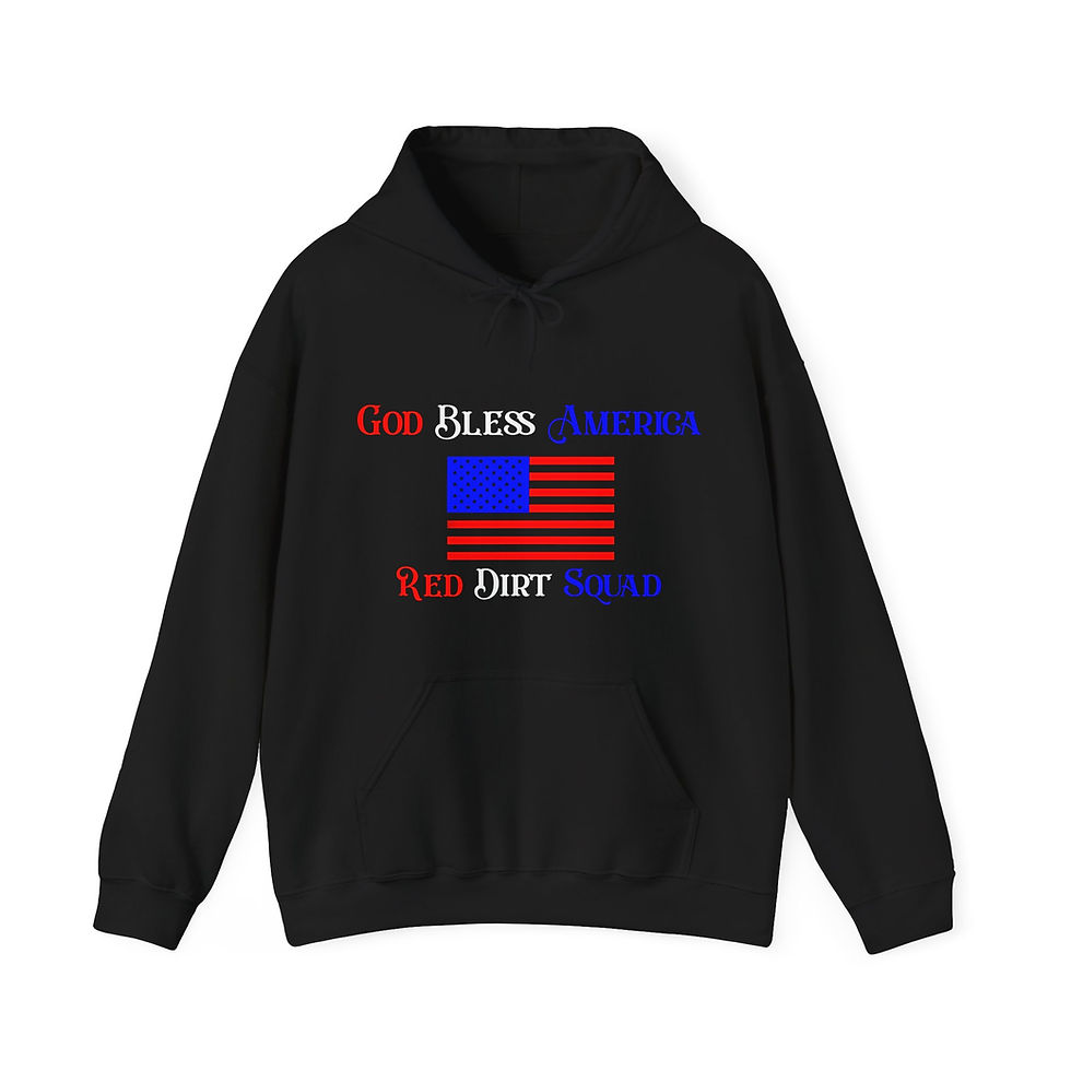 Thumbnail: RDS God Bless America Heavy Blend™ Hooded Sweatshirt