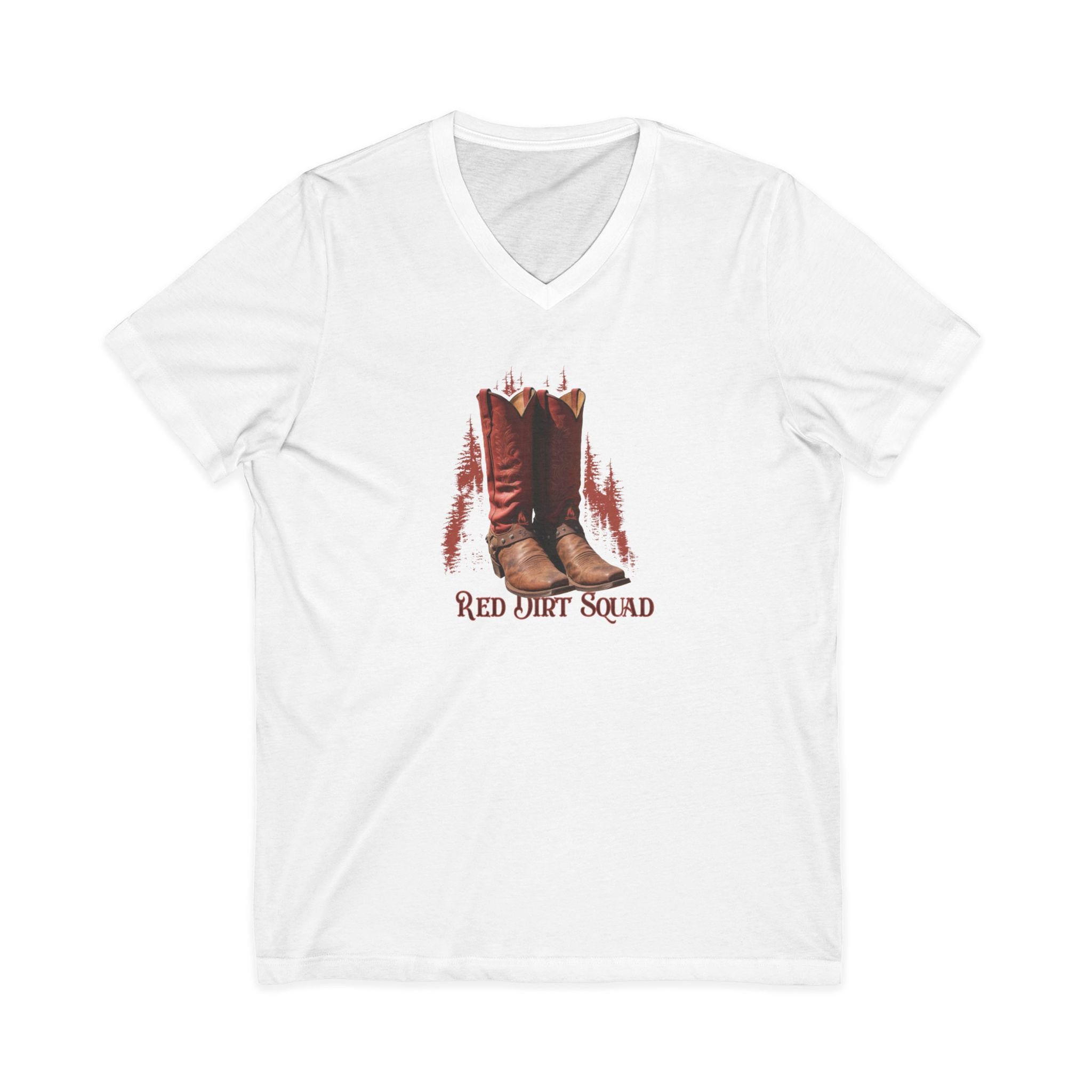 RDS boots Short Sleeve V-Neck Tee