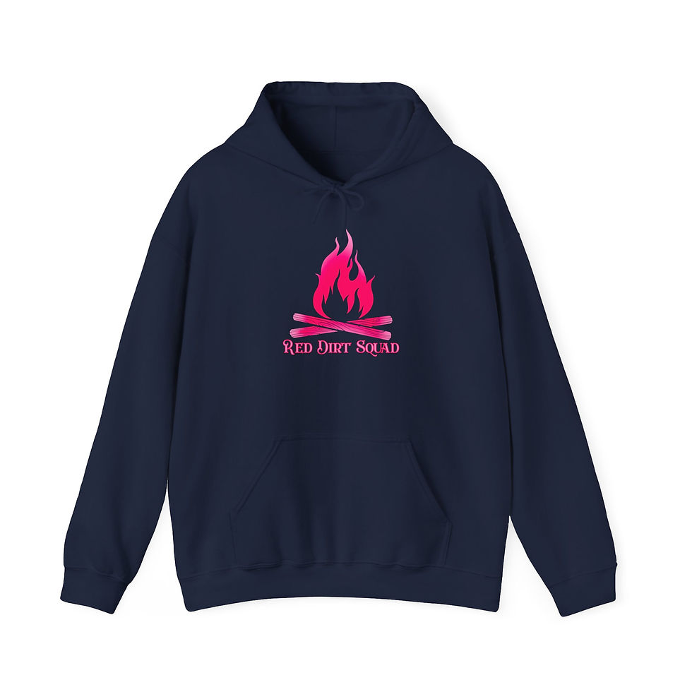 Thumbnail: RDS pink fire logo Heavy Blend™ Hooded Sweatshirt