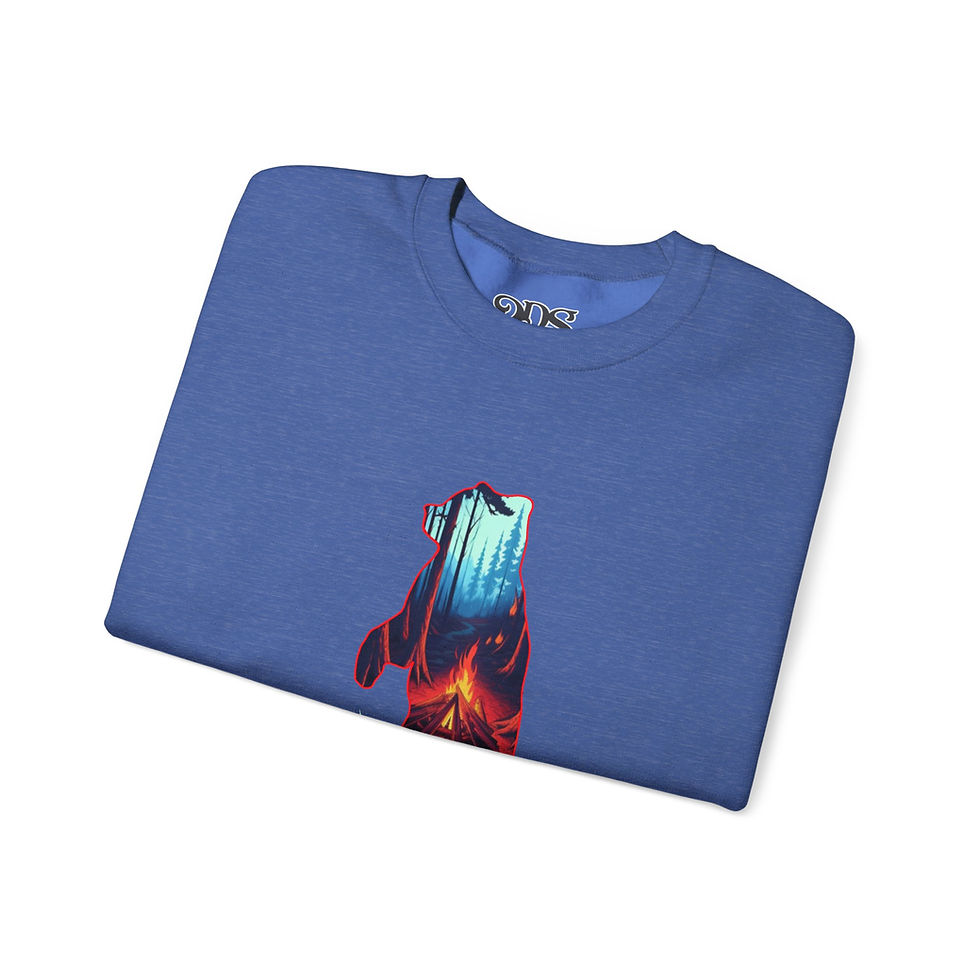 Thumbnail: RDS bear Heavy Blend™ Crewneck Sweatshirt
