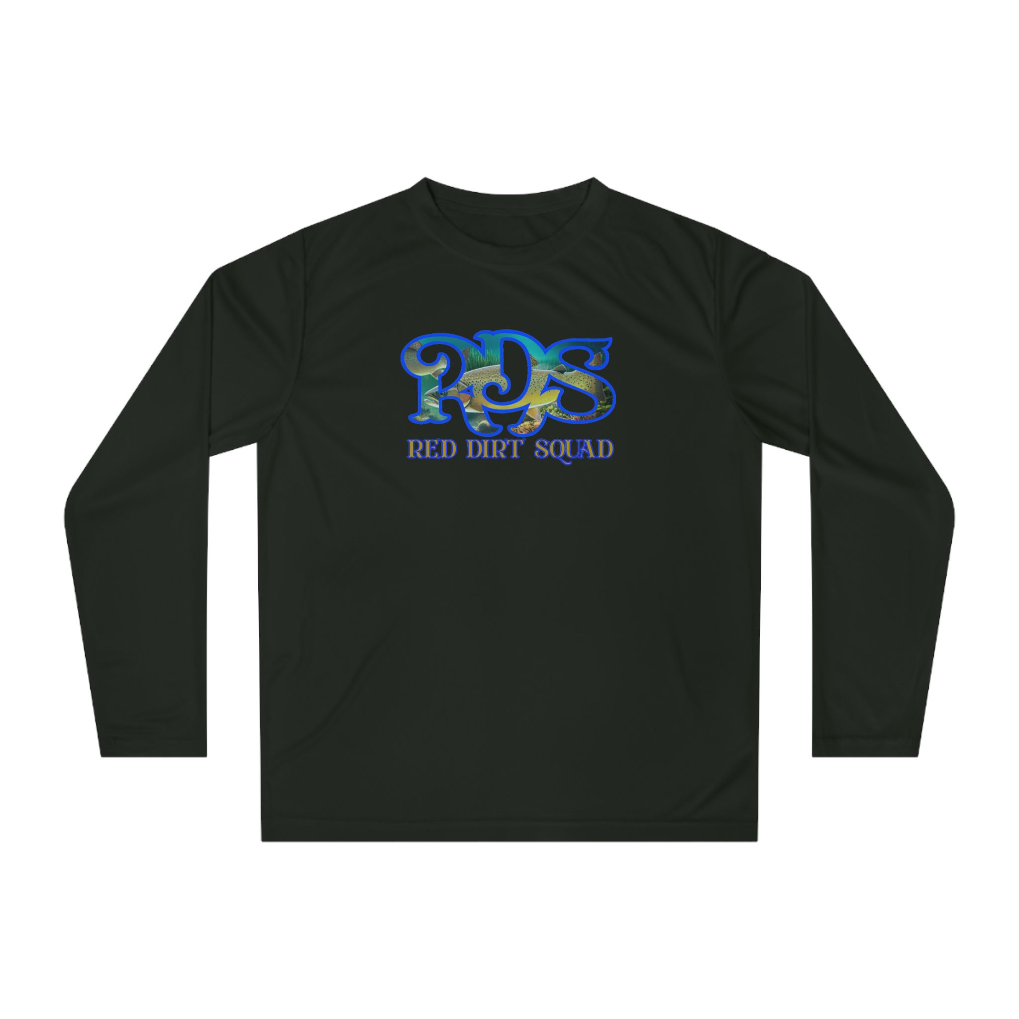 RDS out like trout fishing/swimming/lake shirt