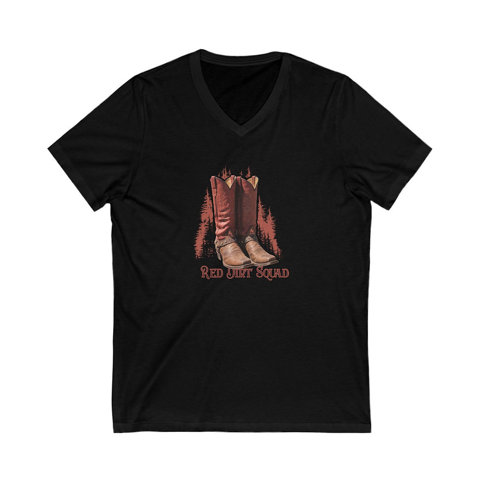 Thumbnail: RDS boots Short Sleeve V-Neck Tee