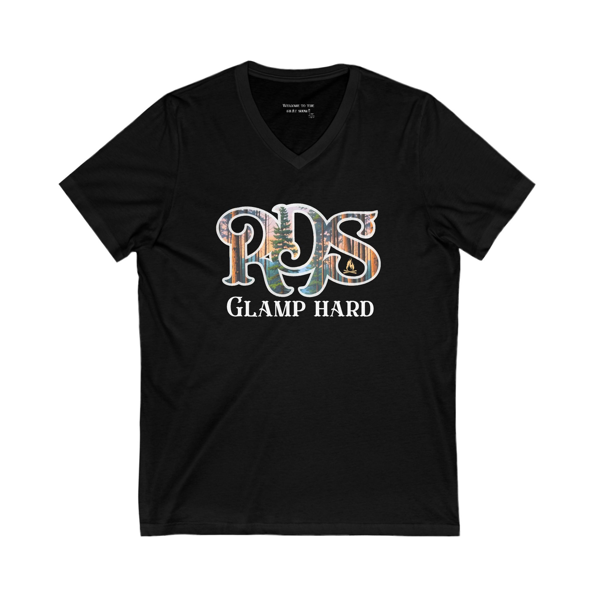 RDS glamper women’s Short Sleeve V-Neck Tee