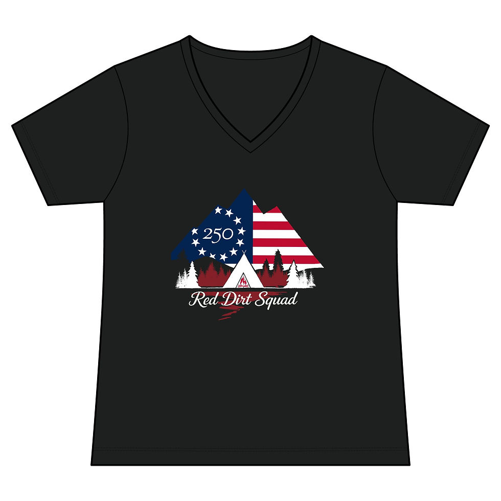 Thumbnail: RDS America 250 Women's Ideal V-Neck Tee