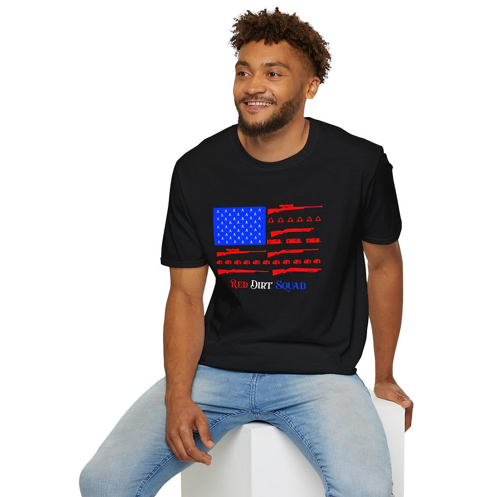 Thumbnail: RDS red white and blue Softstyle T-Shirt