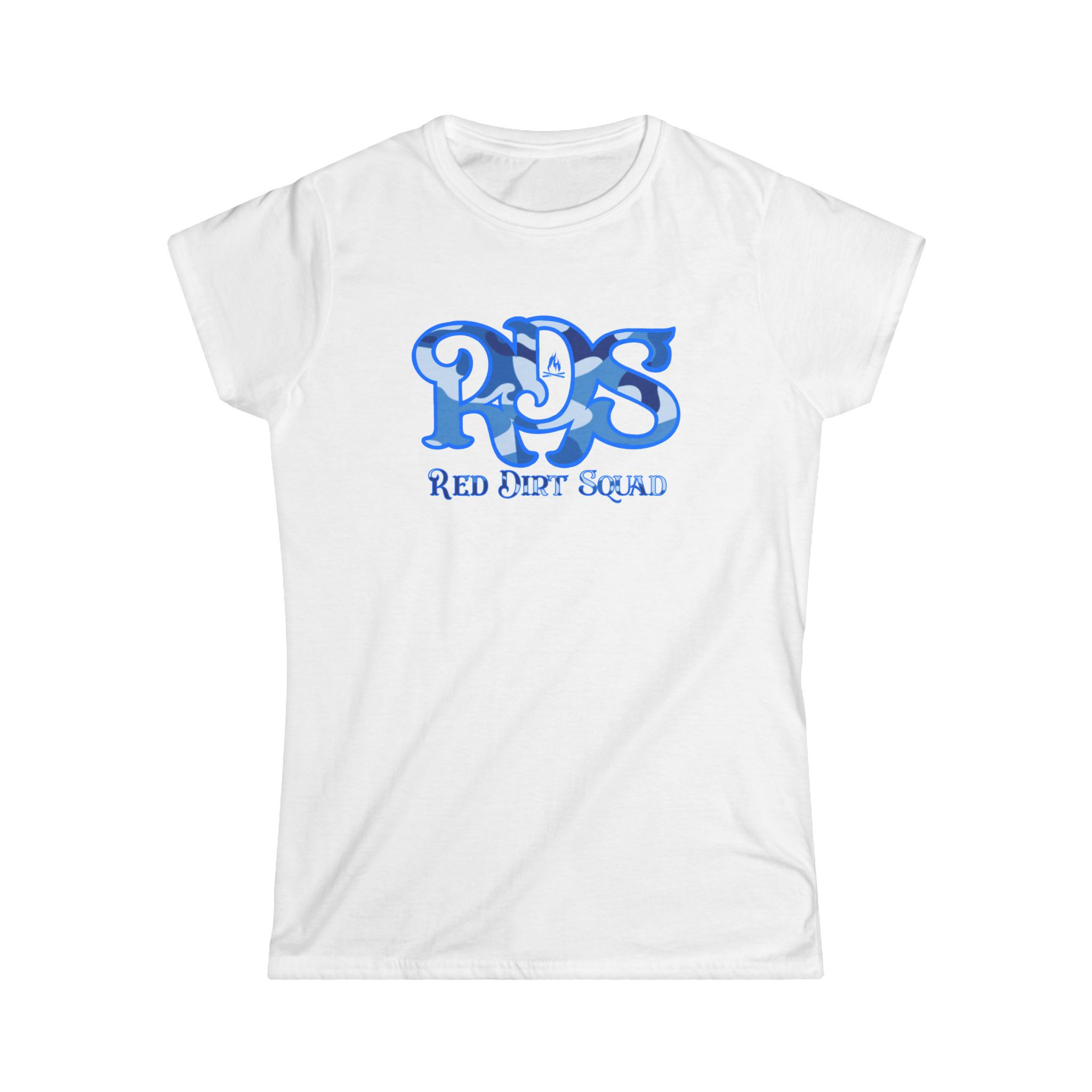 RDS blue camo Women's Softstyle Tee