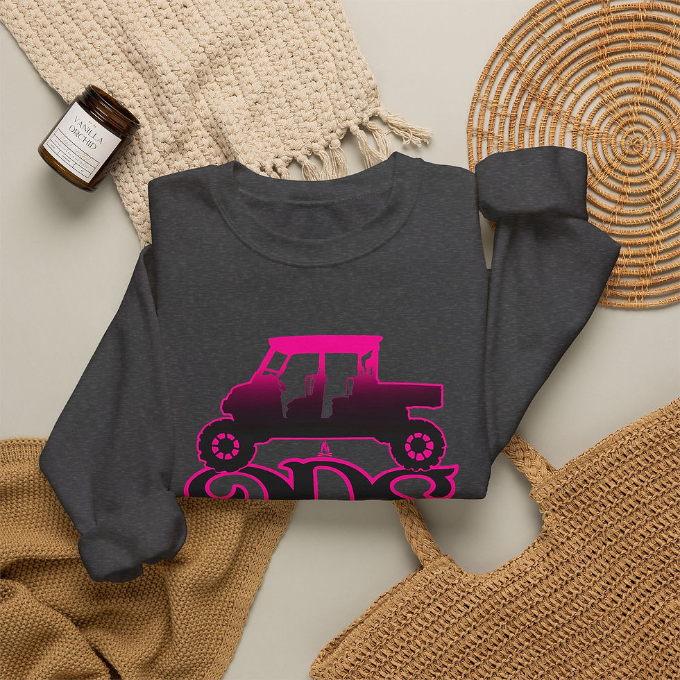 Thumbnail: RDS 4wheel toys pink Heavy Blend™ Crewneck Sweatshirt