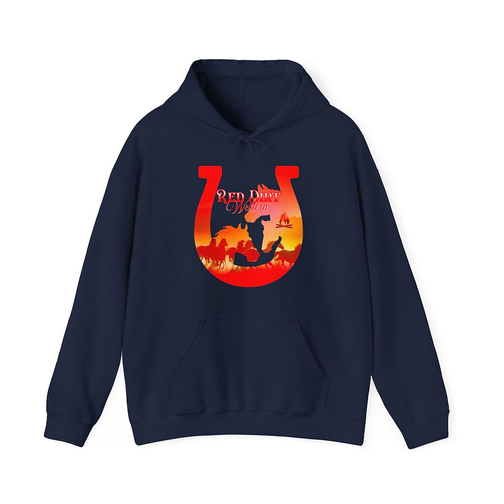 Thumbnail: RDS wild horses Heavy Blend™ Hooded Sweatshirt