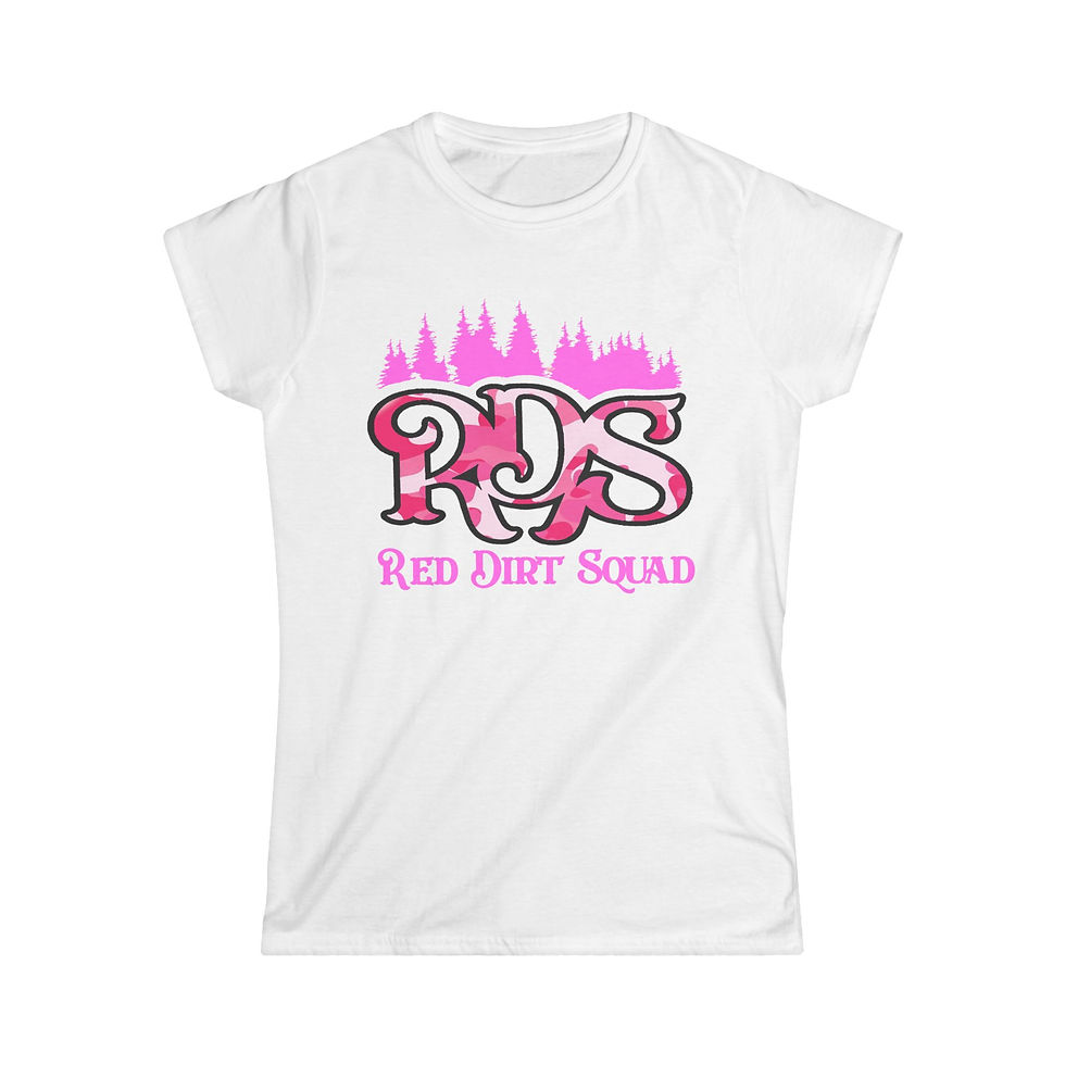 Thumbnail: RDS pink camo  Women's Softstyle Tee