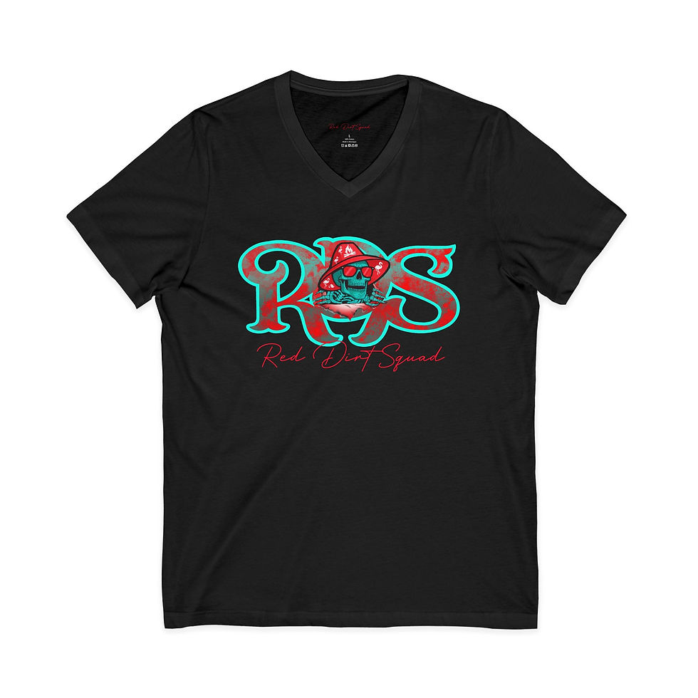 Thumbnail: RDS ripped Jersey Short Sleeve V-Neck Tee