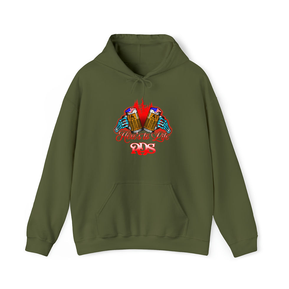 Thumbnail: RDS cheers Heavy Blend™ Hooded Sweatshirt