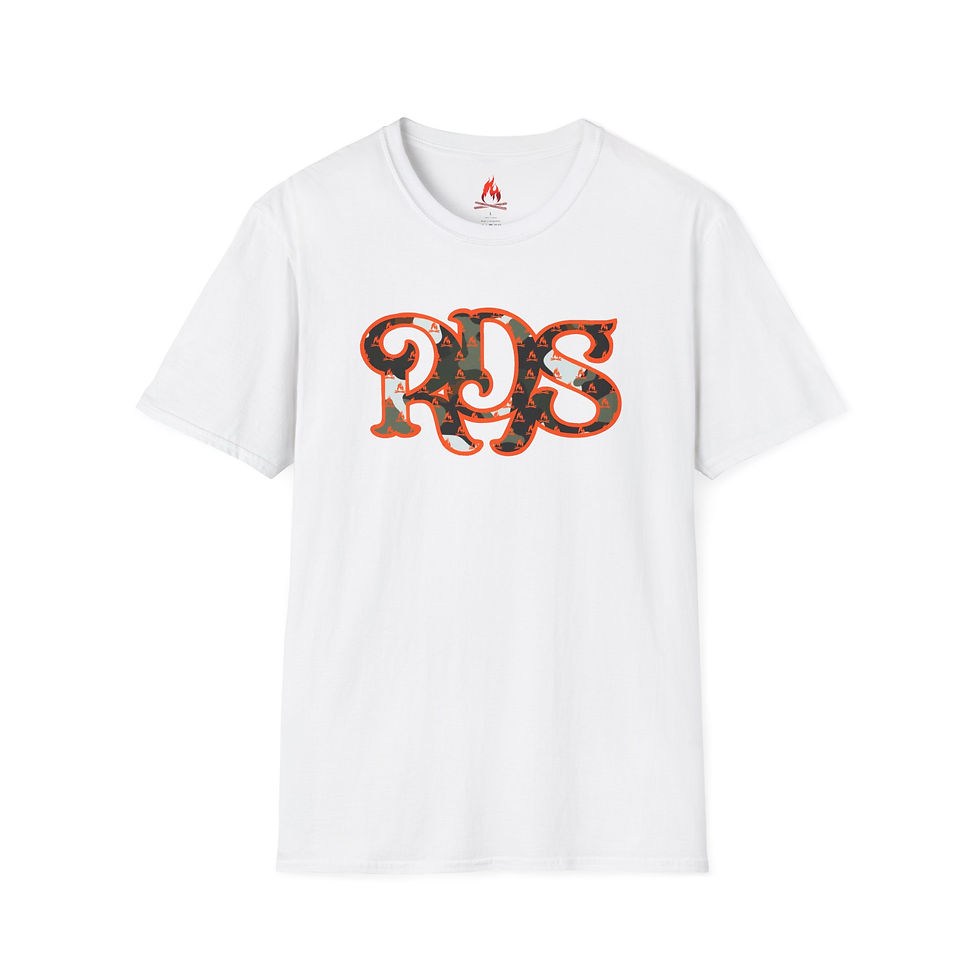 Thumbnail: RDS camo fires logo Softstyle T-Shirt