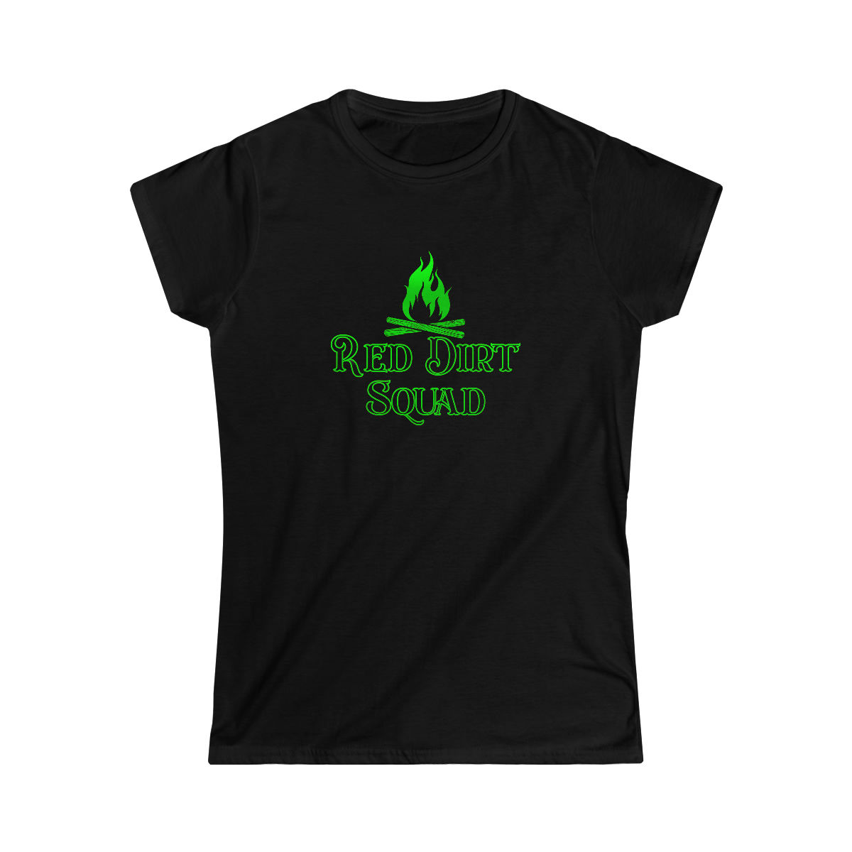RDS green logo Women's Softstyle Tee