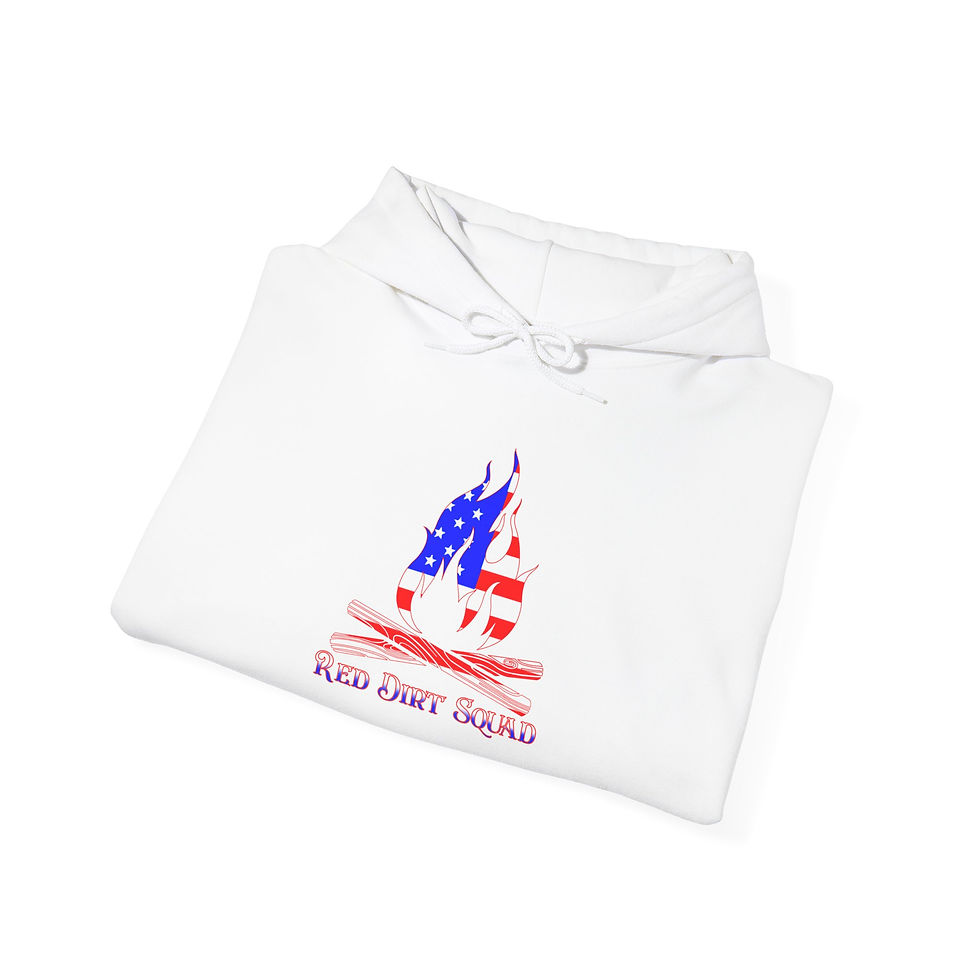 Thumbnail: RDS patriotic fire logo Heavy Blend™ Hooded Sweatshirt
