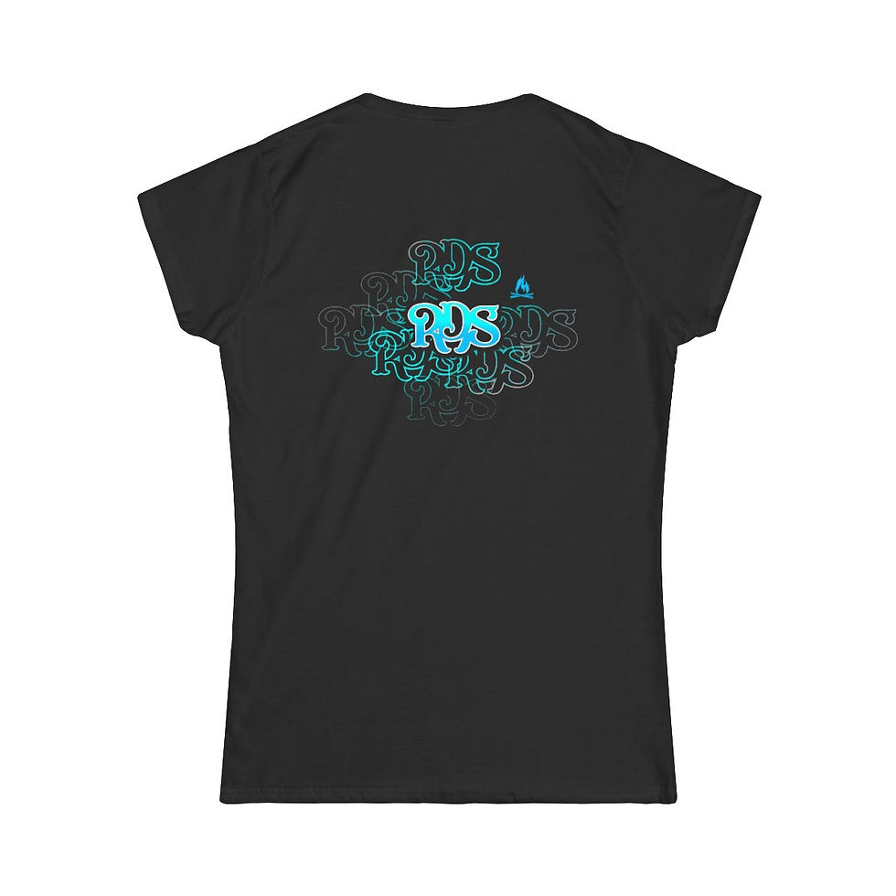 RDS teal logo Women's Softstyle Tee