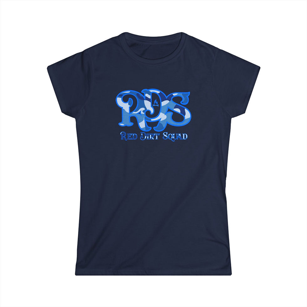 Thumbnail: RDS blue camo Women's Softstyle Tee